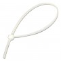 Plastic Zip Ties - 11.1" White, 50 lb. Tensile Break Strength