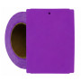 Thermal Transfer Tags Weatherproof - 4" x 5.5" Purple Notched PolyMaxx Tag Stock