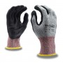 Gloves - Cordova Machinist™ Cut Level A4 BLACK NITRILE Palm