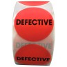 2" Circle Defective Labels