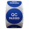 2" Circle QC PASSED Labels- CF RECYCLER SUPPLY