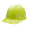 Hard Hat with 6-point ratchet- HI-Viz Lime