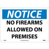 NO FIREARMS ALLOWED ON PREMISE