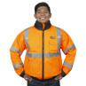Cordova Reptyle™ Quilted Bomber Jacket - Orange J220