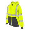Cordova Cor-Brite™ Hooded Sweat Shirt - Hi Visibility Lime