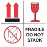 Fragile Do Not Stack Labels